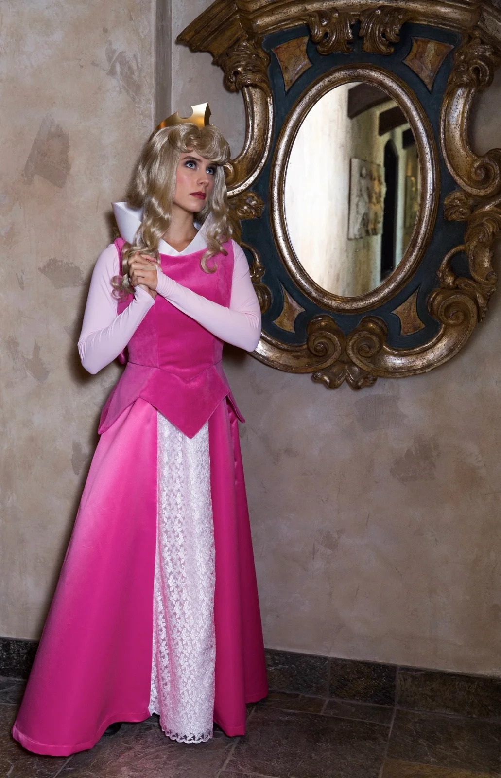 Sleeping Beauty party character in Orange County