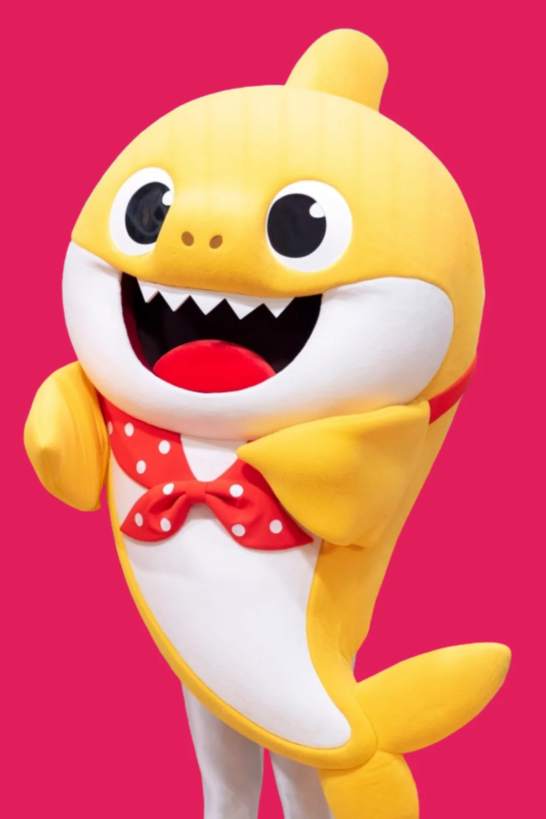 Singing Shark party character in Orange County