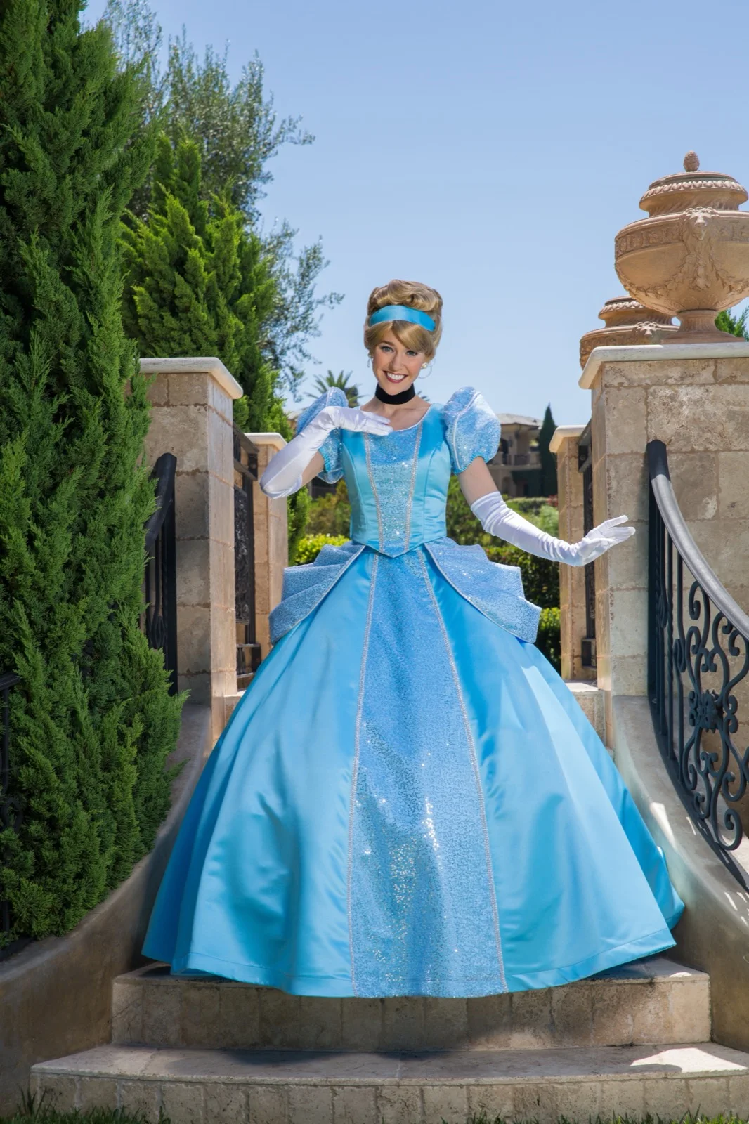 Glass Slipper Princess party character in Orange County