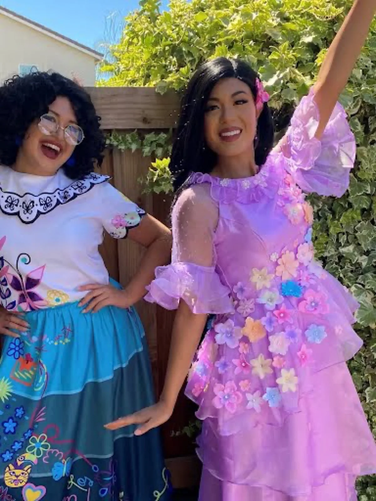 Golden Girl party character in Orange County