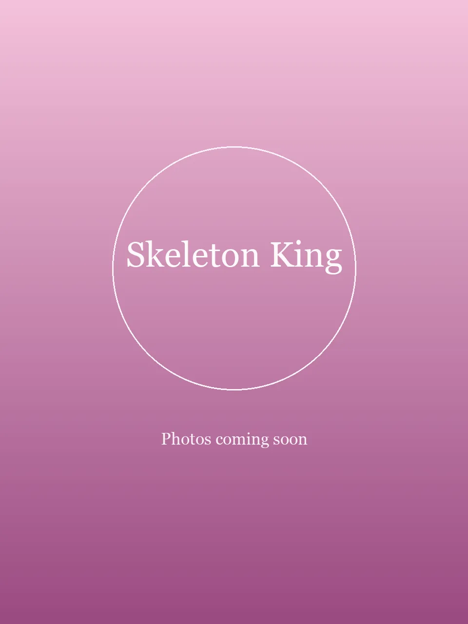 Skeleton King party character in Orange County