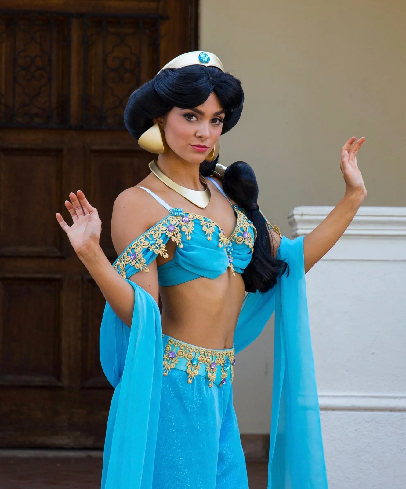 Arabian Princess party character in Orange County