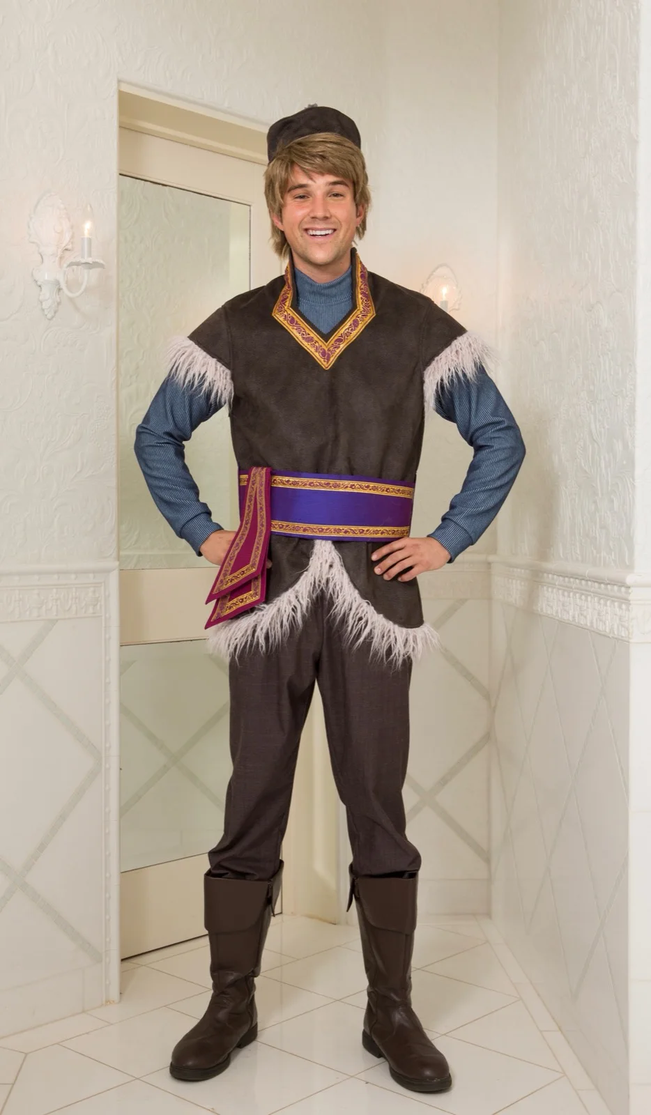 Mountain Man party character in Orange County