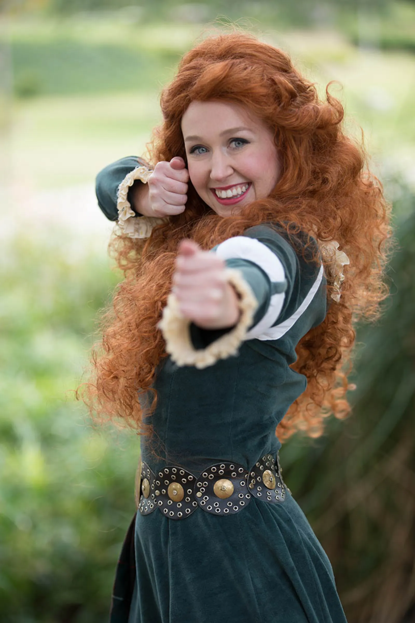 Scottish Princess party character in Orange County