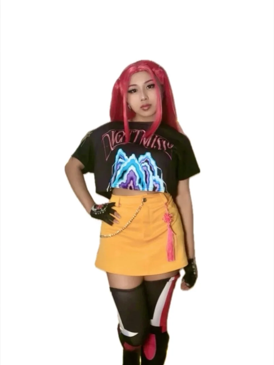 K-Pop Warrior party character in Orange County