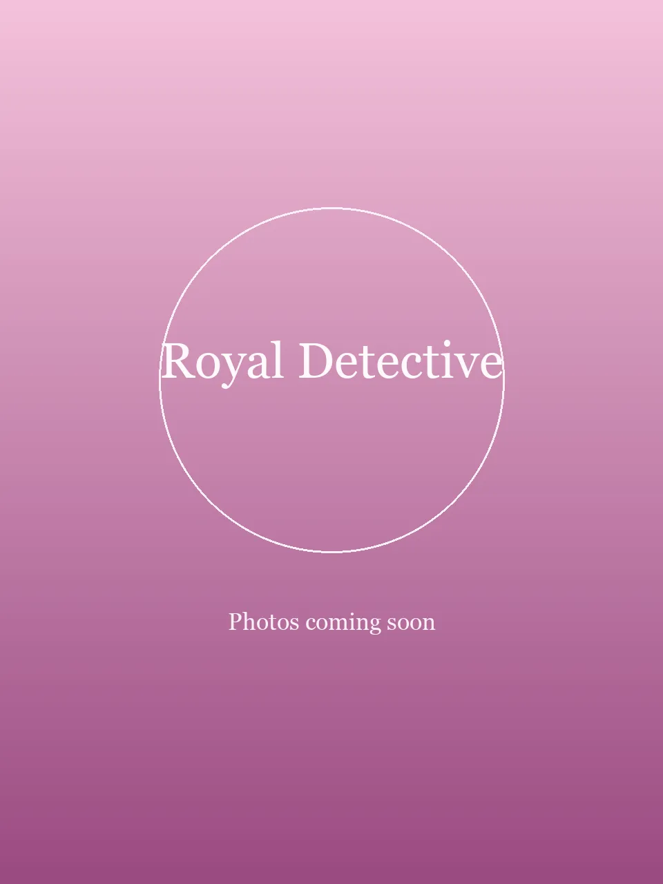 Royal Detective party character in Orange County