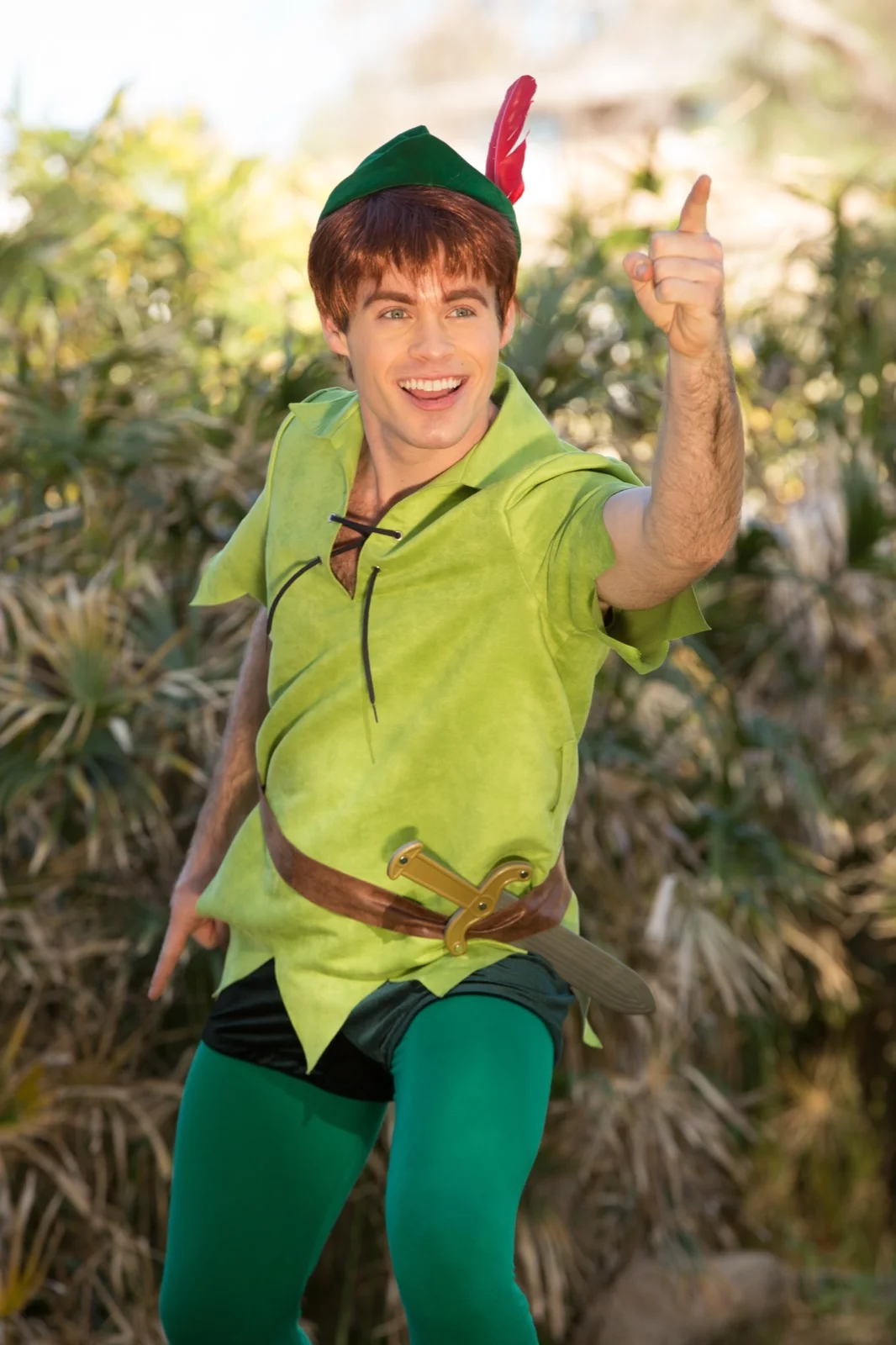 Neverland Boy party character in Orange County