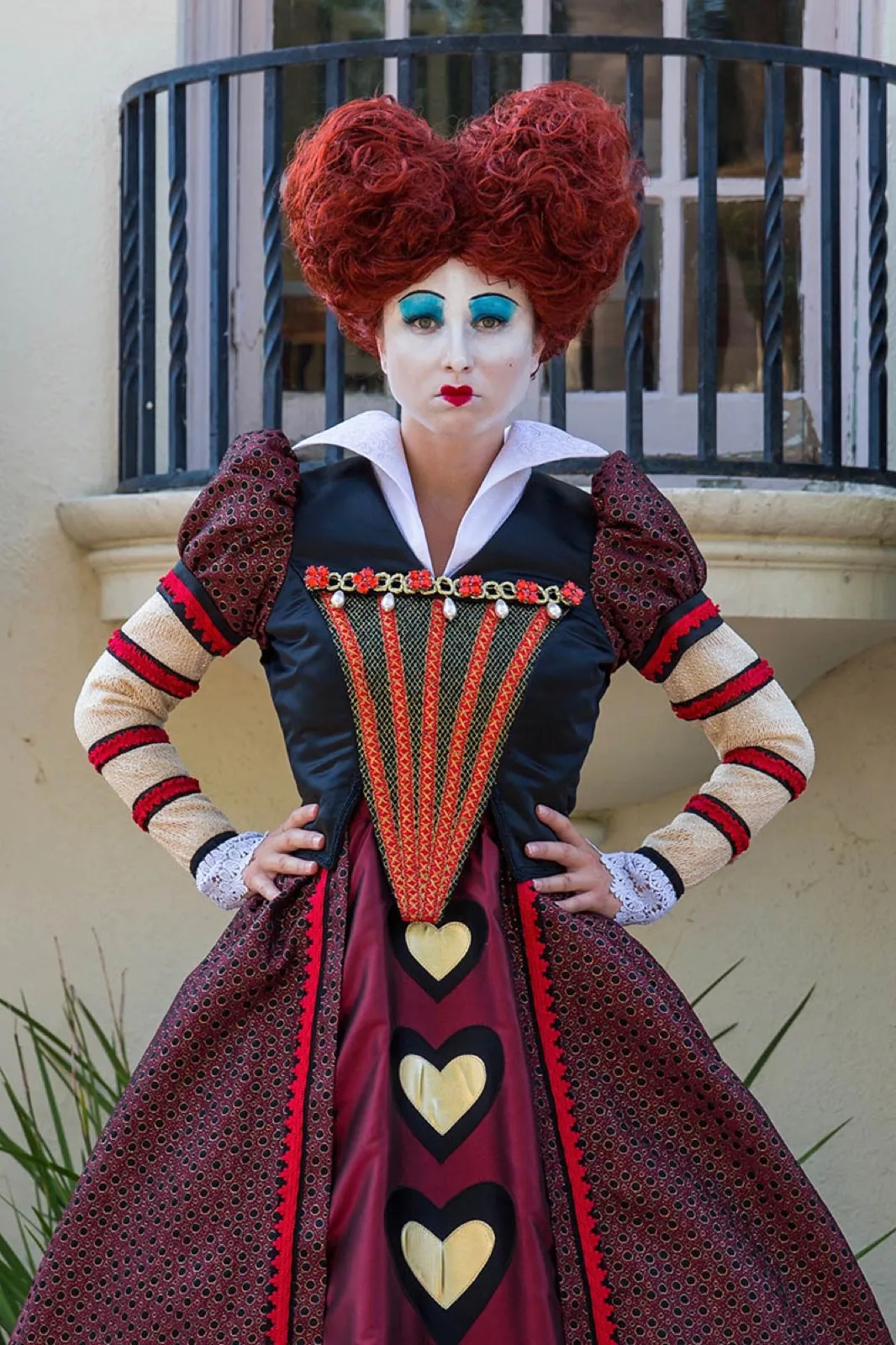 Red Queen – Wonderland party character in Orange County
