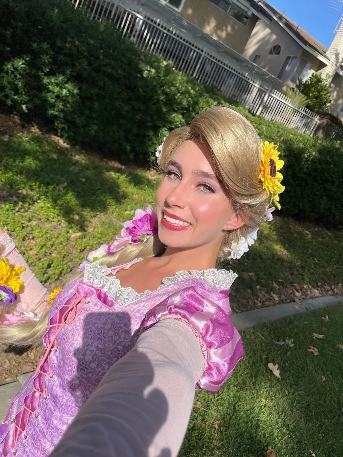 Tower Princess party character in Orange County