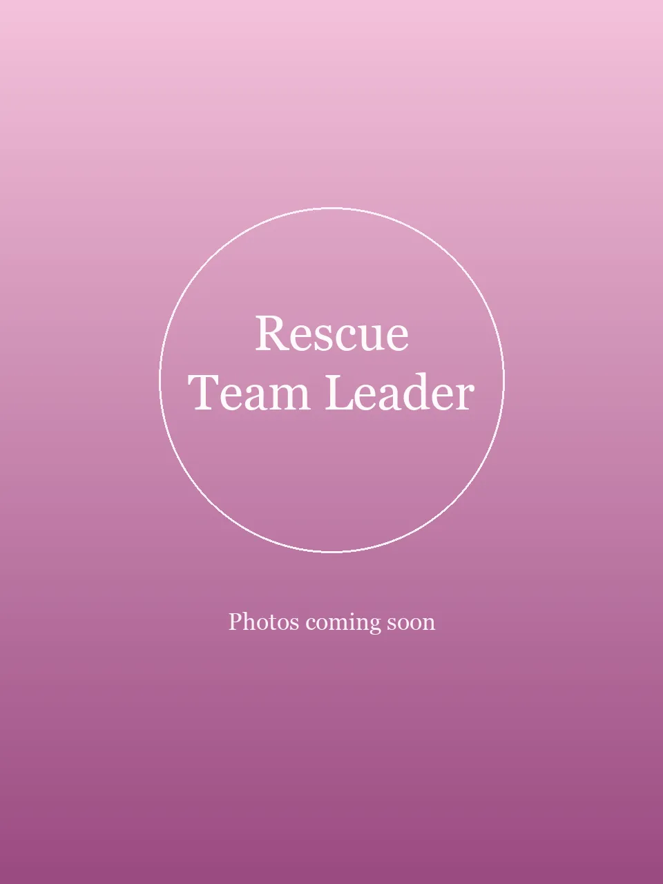 Rescue Team Leader party character in Orange County