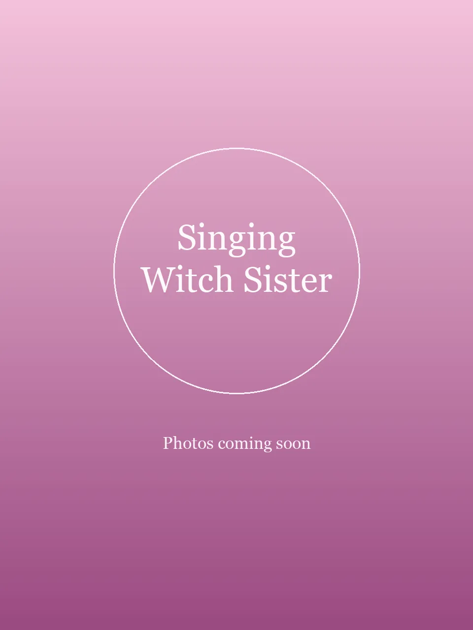 Singing Witch Sister party character in Orange County