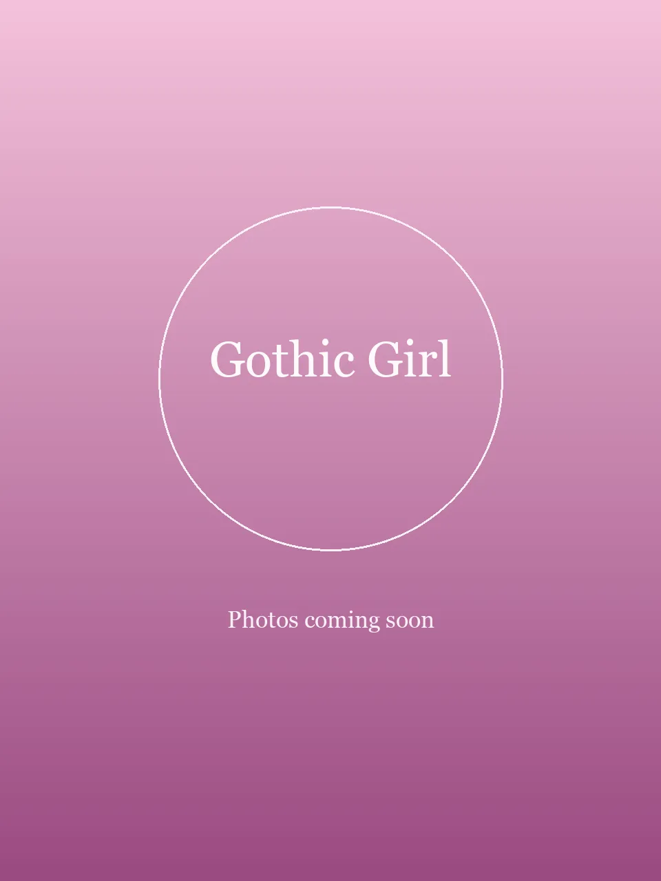 Gothic Girl party character in Orange County