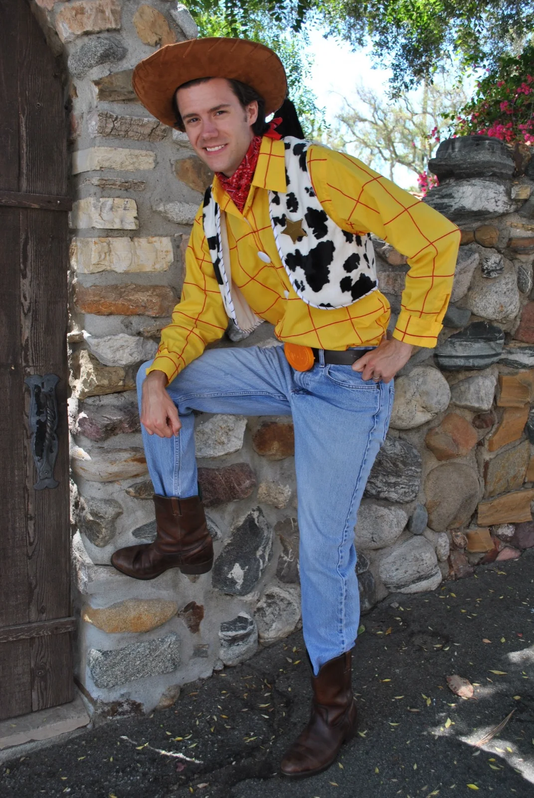 Cow Boy party character in Orange County