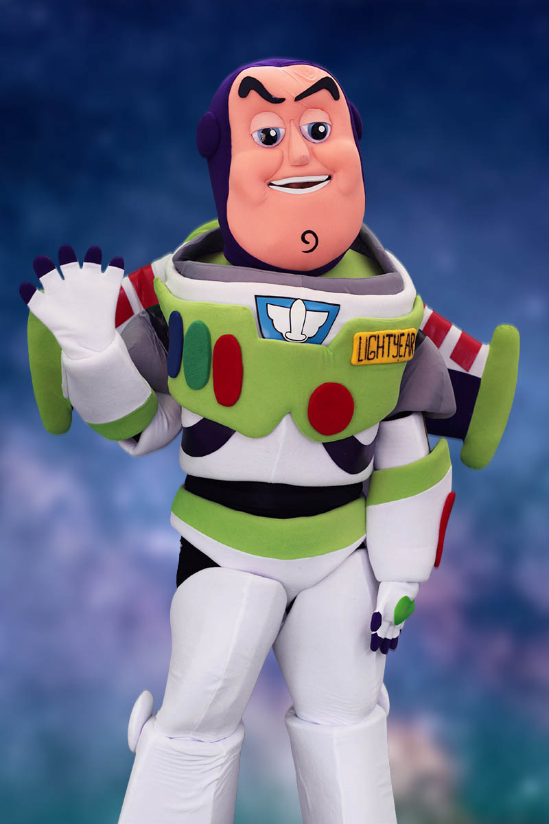 Buzz Lightyear party character for kids in orange county