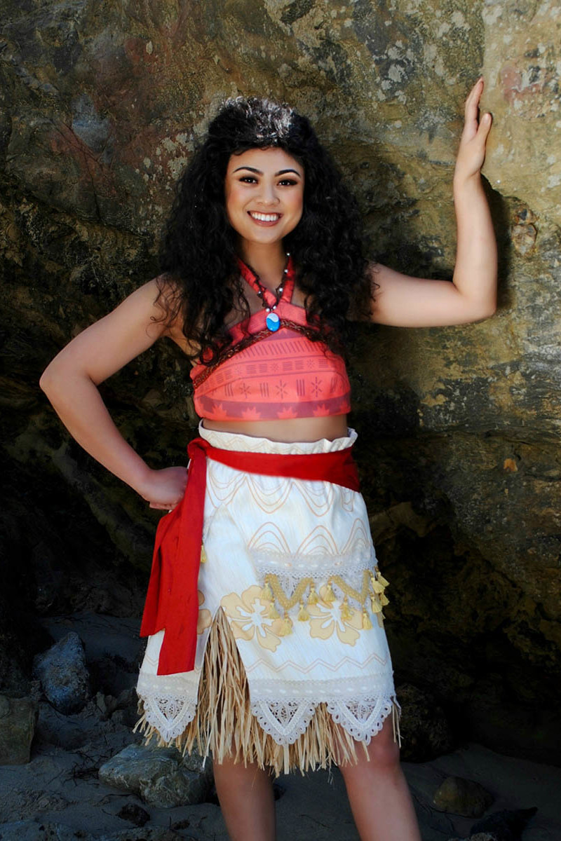 Moana party character for kids in orange county