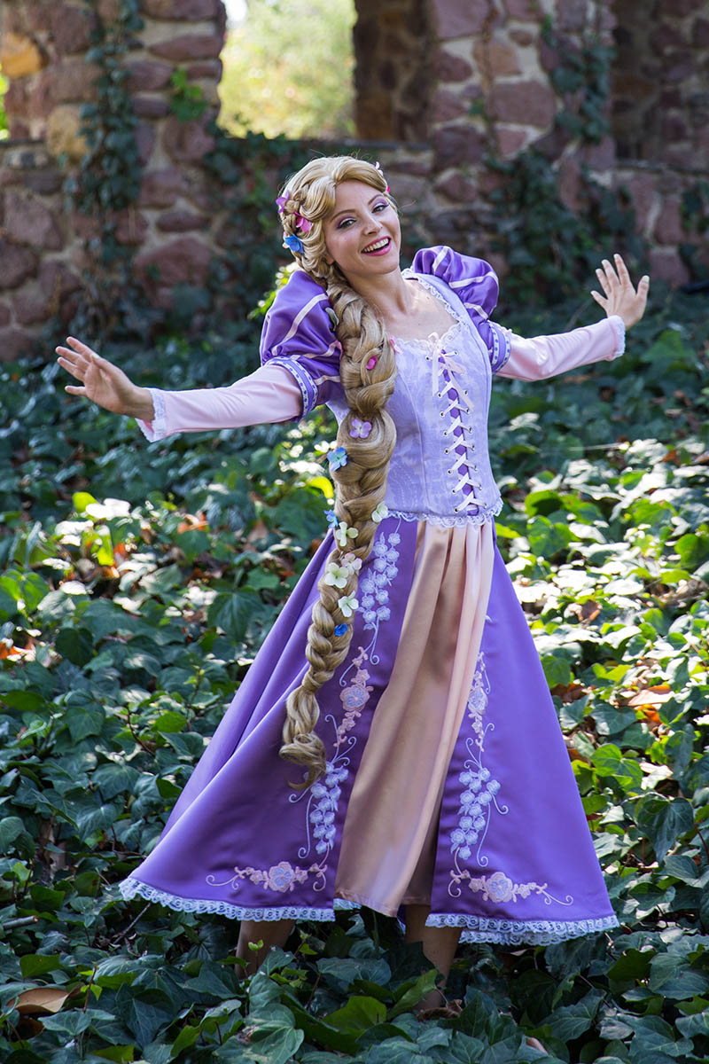 Rapunzel party character for kids in orange county